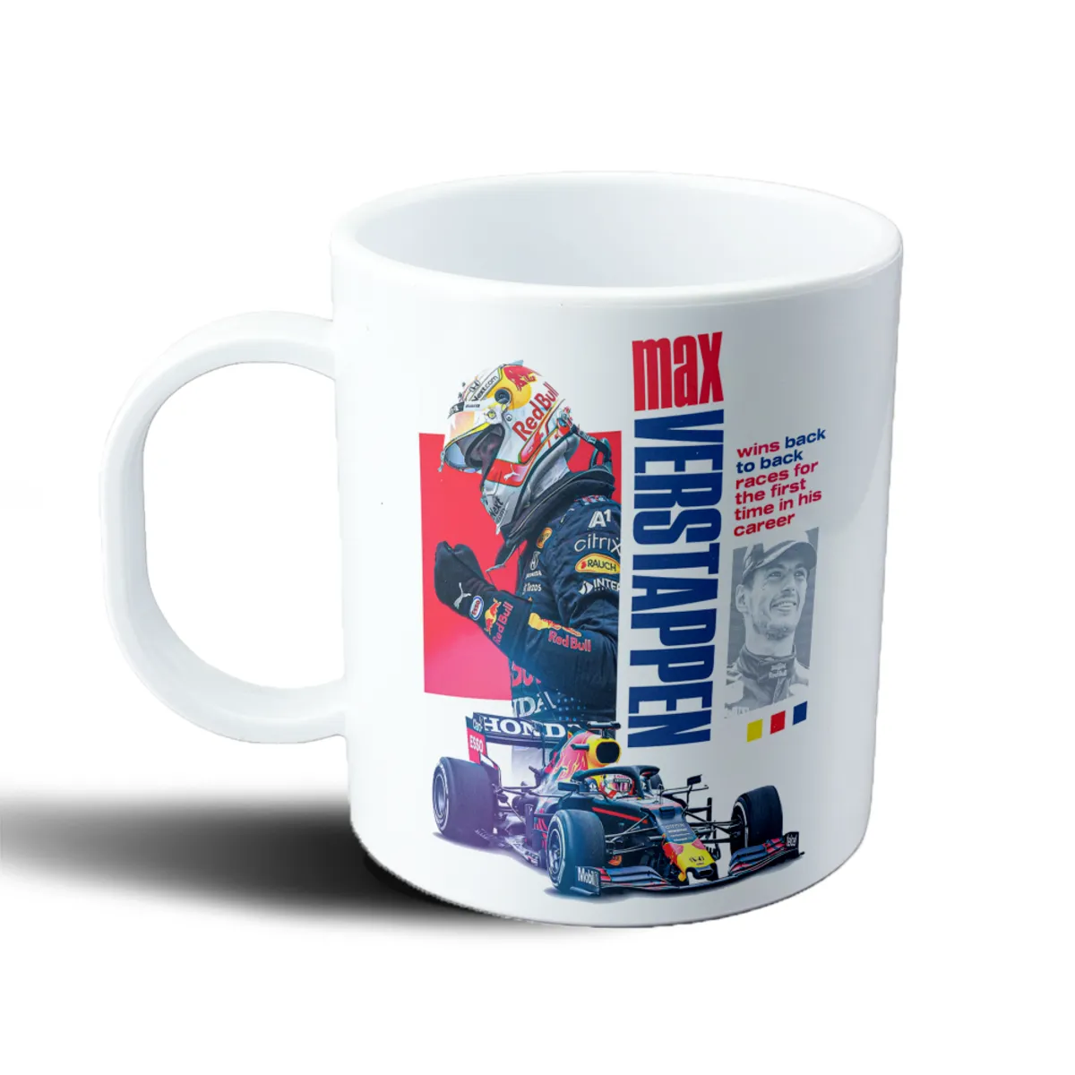 Taza de Plástico Max Verstappen Red Bull Racing F1 - vista 2