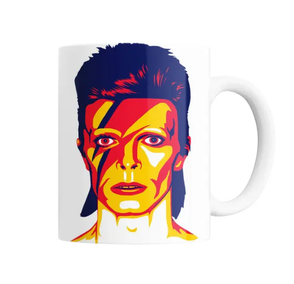 Taza de Cerámica David Bowie Ziggy Stardust Rayo