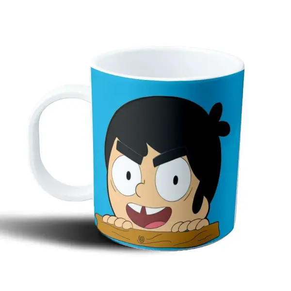 Taza de Plástico Victor y Valentino Victor con cara de sorpresa