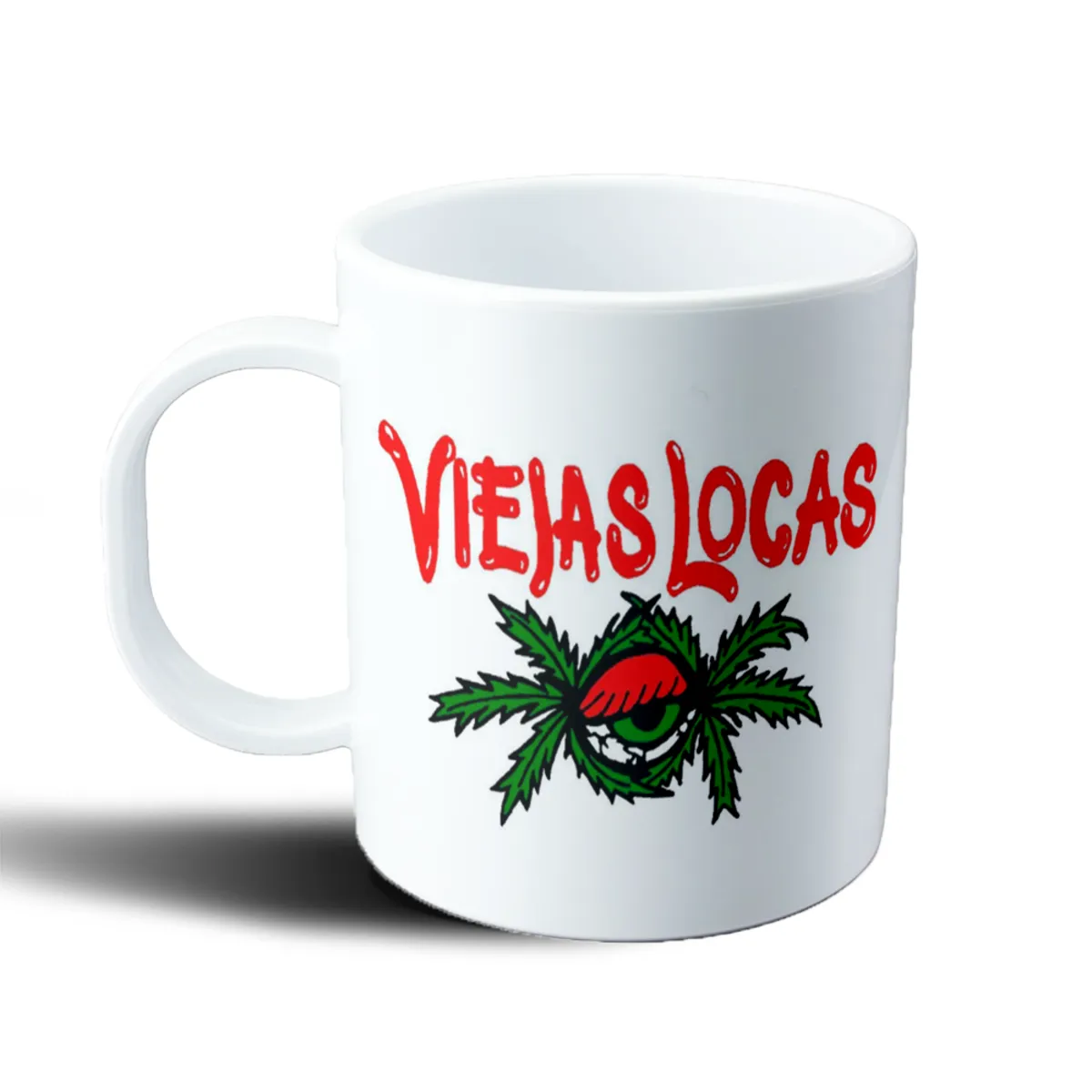 Taza de Plástico Viejas Locas Logo Ojo con Hojas - vista 2