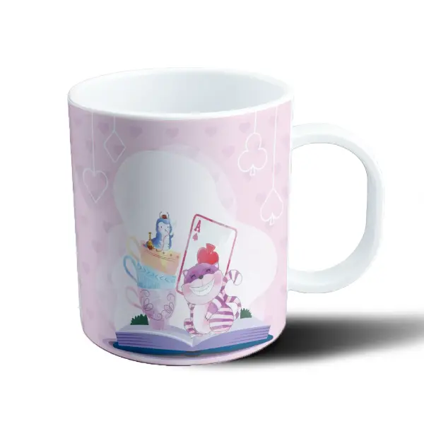 Taza de Plástico Alicia en el País de las Maravillas Reina de Corazones