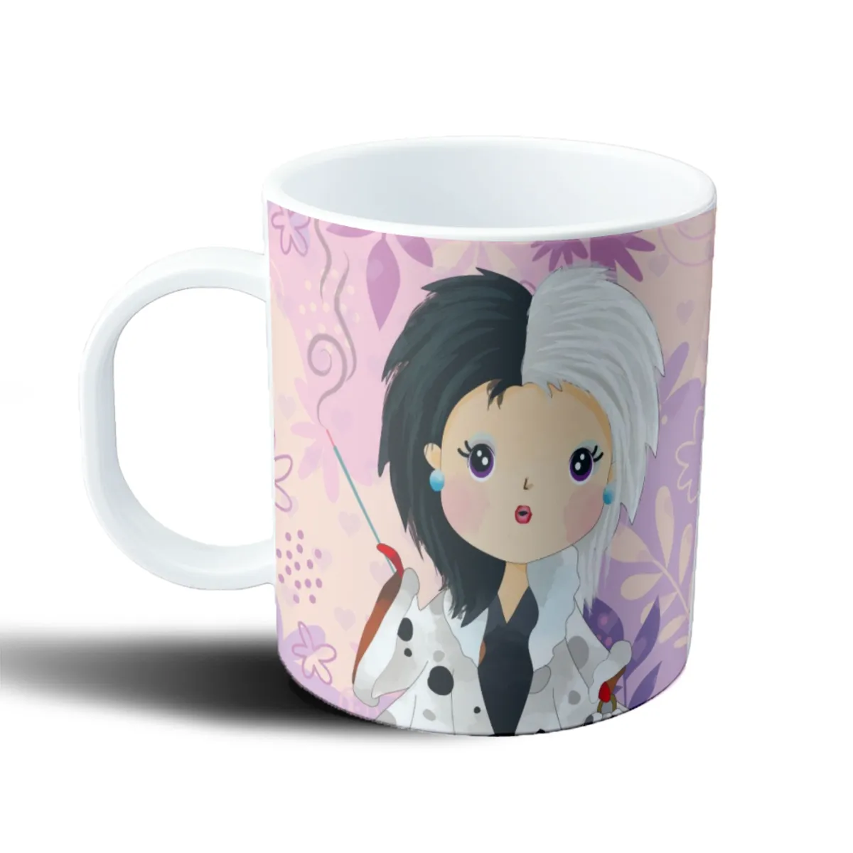 Taza de Plástico Villanas Disney Cruella de Vil Dálmatas - vista 2