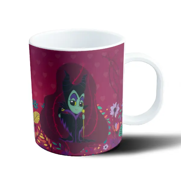 Taza de Plástico Villanas Disney Maléfica Chibi
