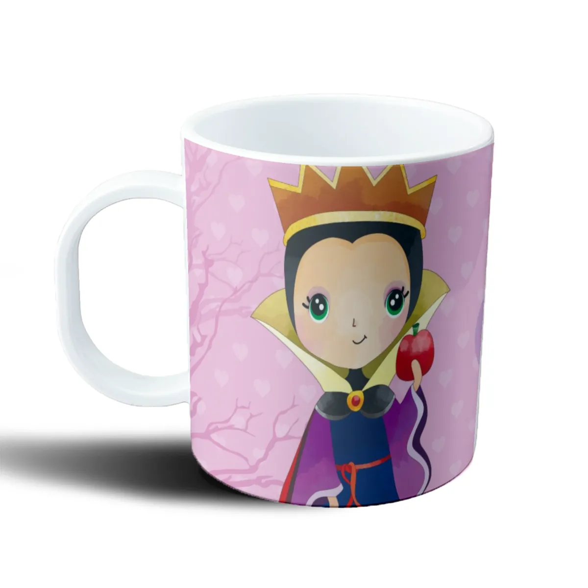 Taza de Plástico Blancanieves Reina Malvada con Manzana - vista 2