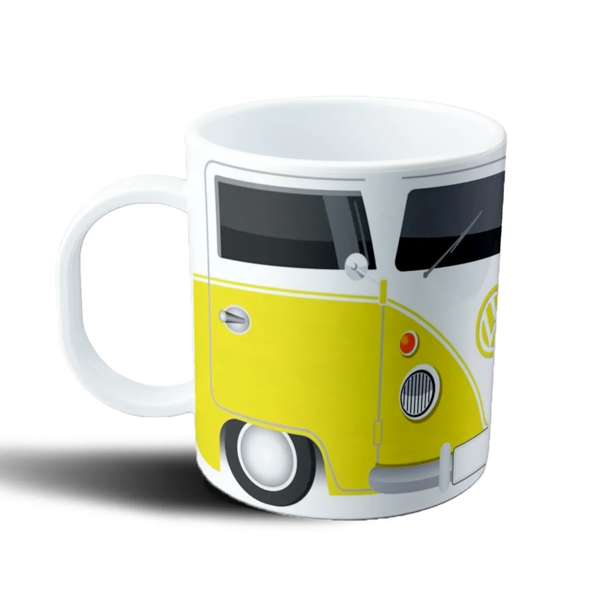 Taza de Plástico Volkswagen Kombi Amarilla - vista 2