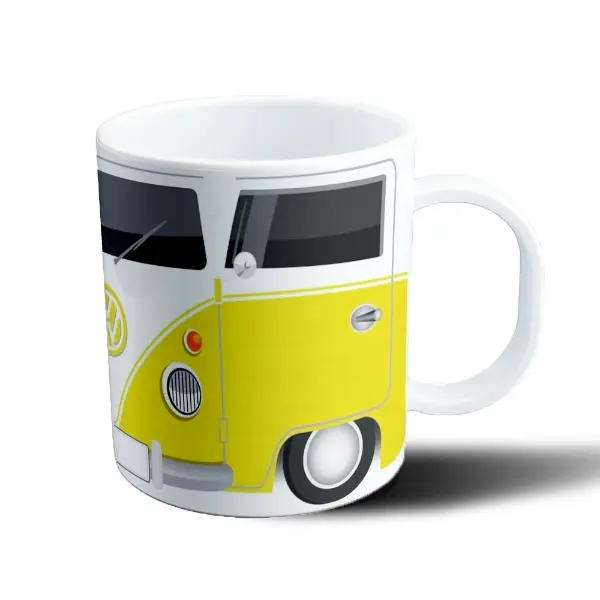 Taza de Plástico Volkswagen Kombi Amarilla