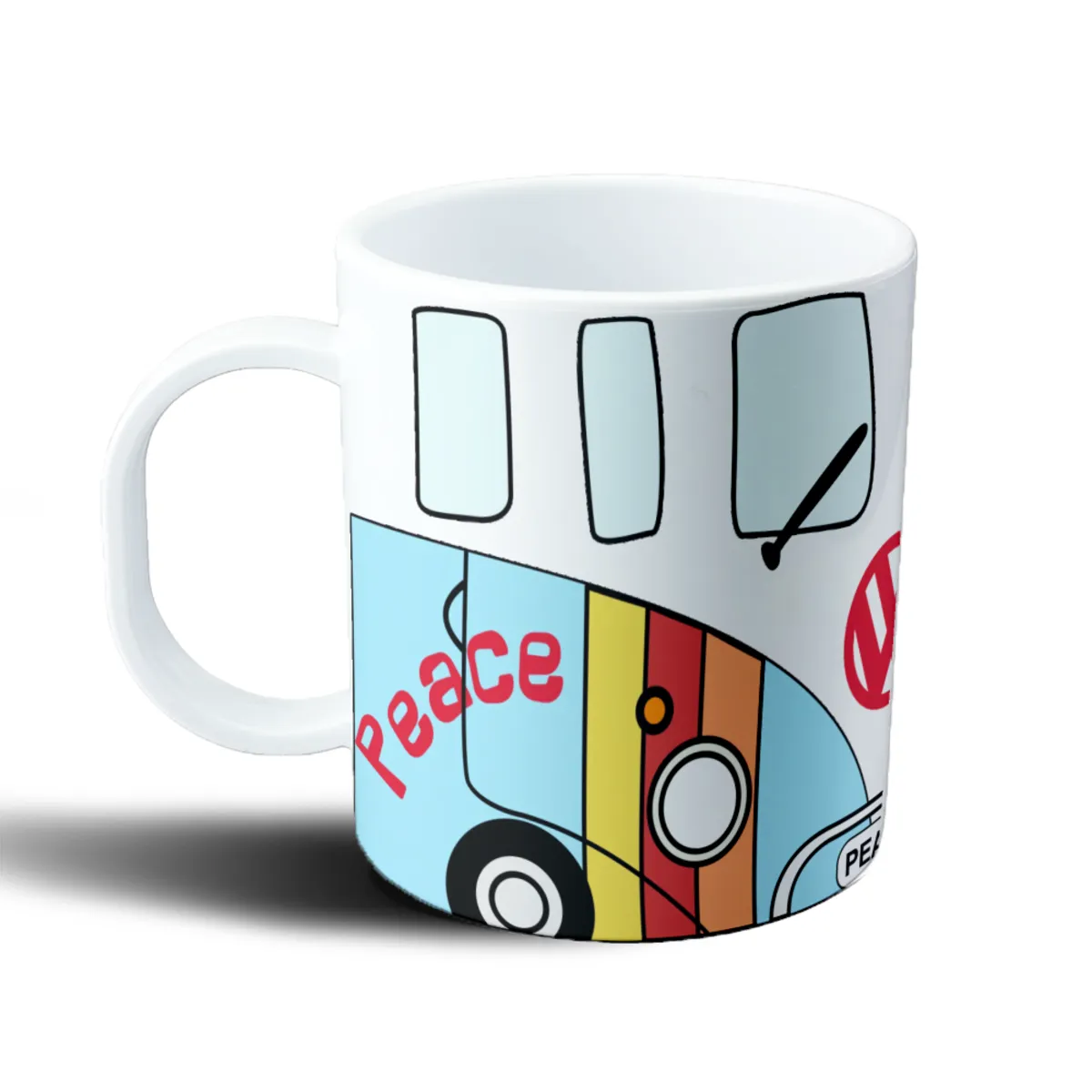 Taza de Plástico Volkswagen Combi Kombi Multicolor - vista 2