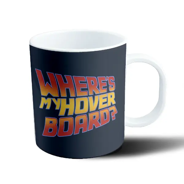 Taza de Plástico Volver al Futuro Where's My Hoverboard?