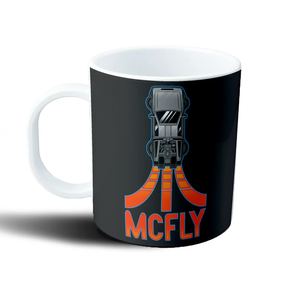 Taza de Plástico Volver al Futuro DeLorean McFly - vista 2