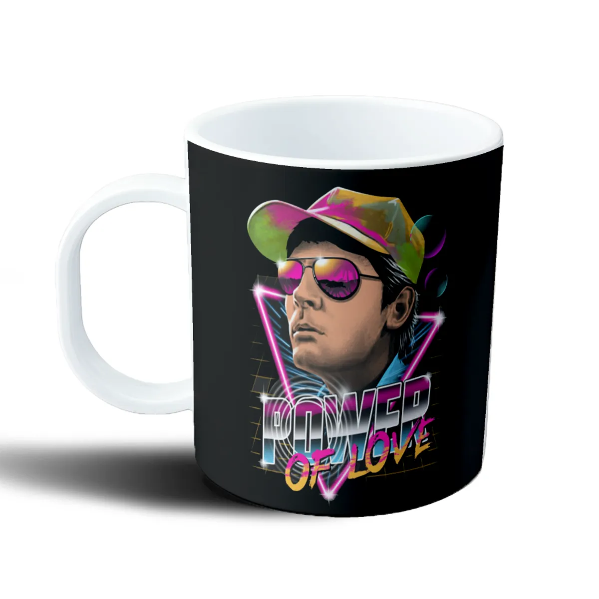 Taza de Plástico Volver al Futuro Power of Love Retro - vista 2
