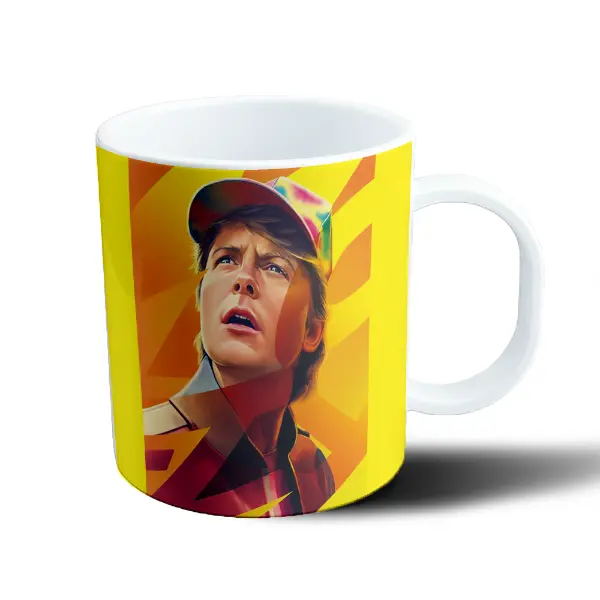 Taza de Plástico Volver al Futuro Marty McFly Gorra