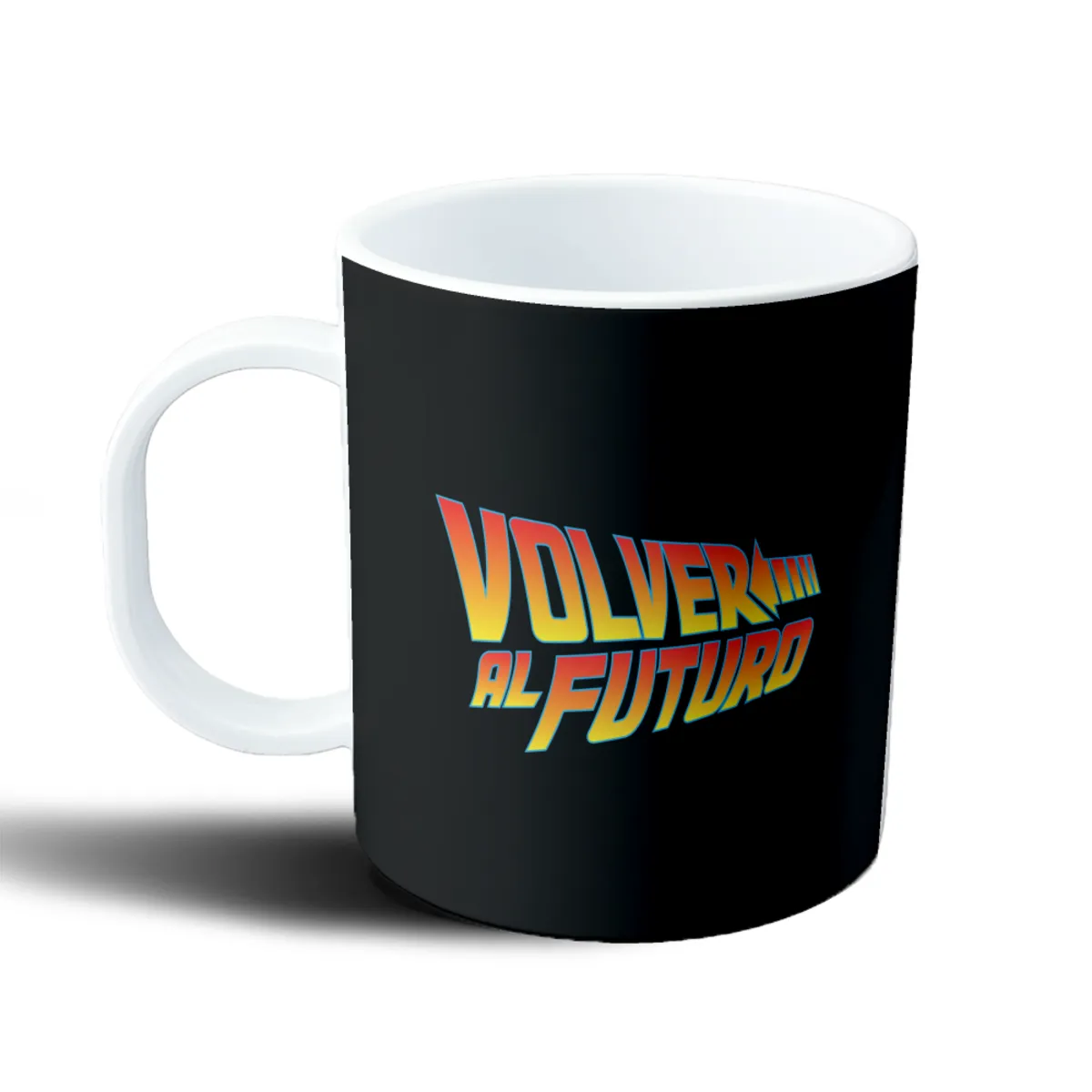 Taza de Plástico Volver al Futuro Logo - vista 2