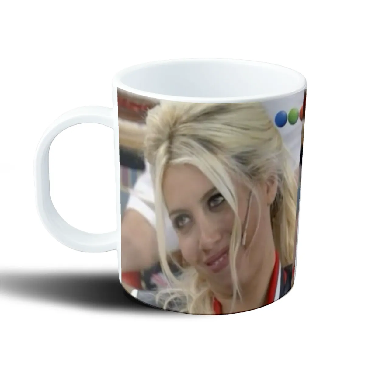 Taza de Plástico Wanda Nara Foto - vista 2