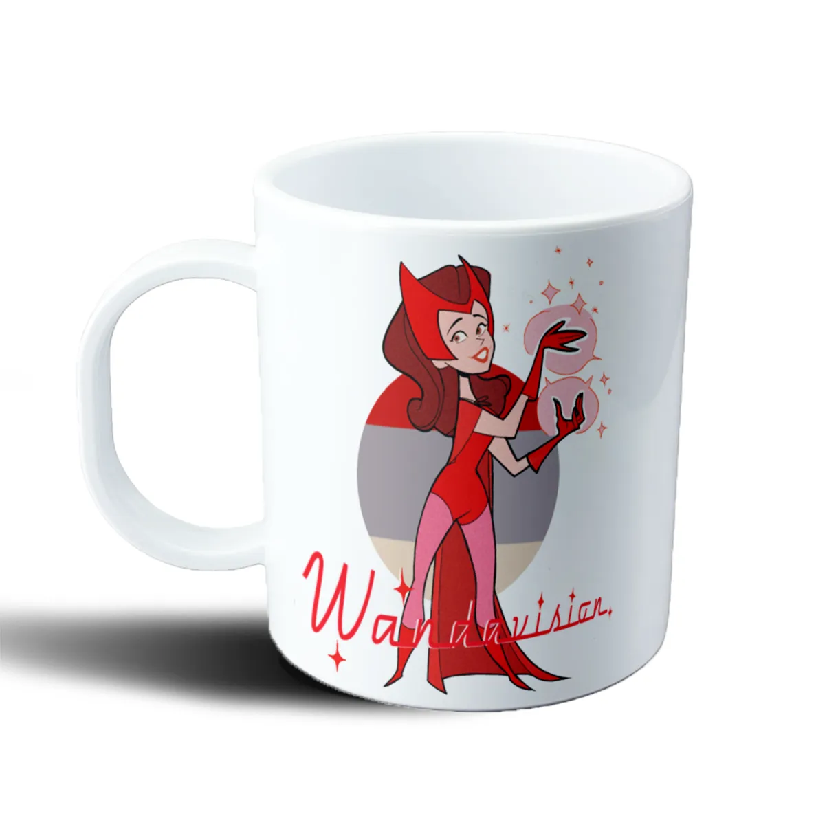 Taza de Plástico WandaVision Scarlet Witch Dibujo - vista 2