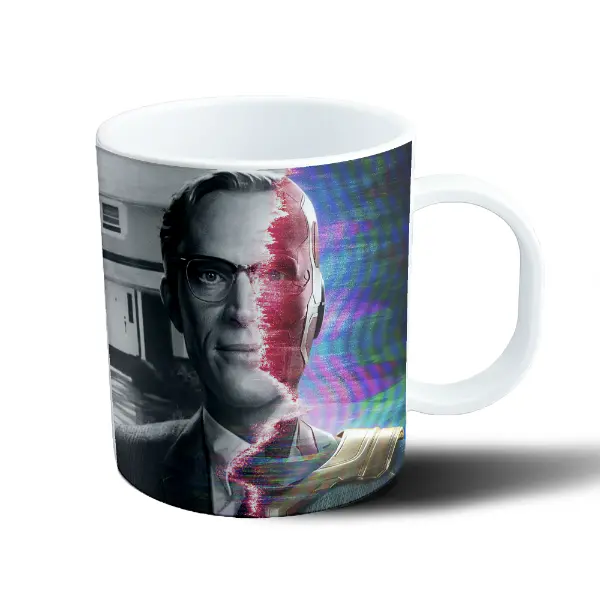 Taza de Plástico WandaVision Wanda Maximoff Glitch