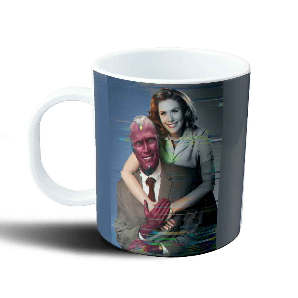 Taza de Plástico WandaVision Visión y Wanda - vista 2