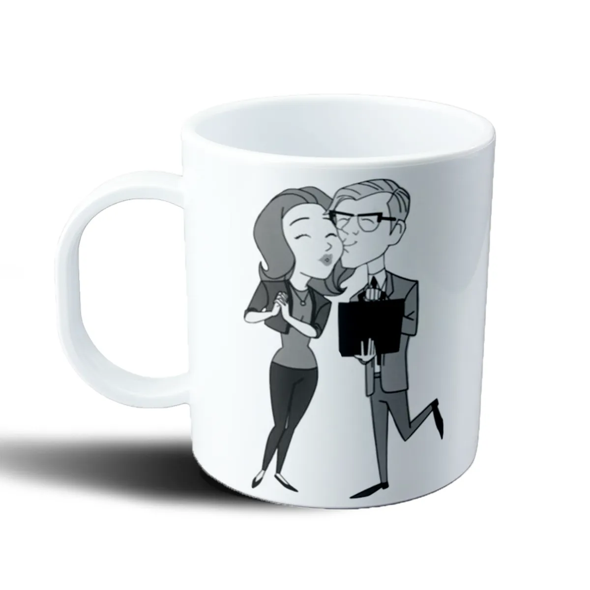 Taza de Plástico WandaVision Pareja Vintage Beso - vista 2
