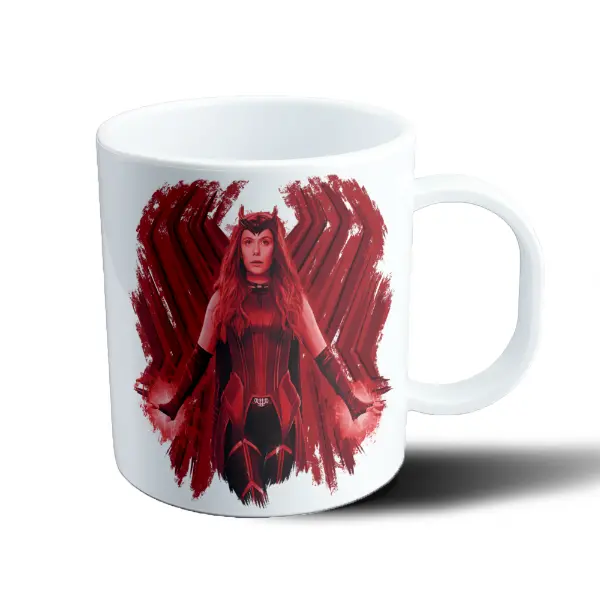 Taza de Plástico WandaVision Scarlet Witch Roja
