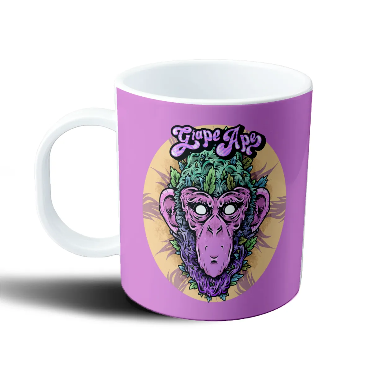 Taza de Plástico Grape Ape Hojas de Cannabis - vista 2