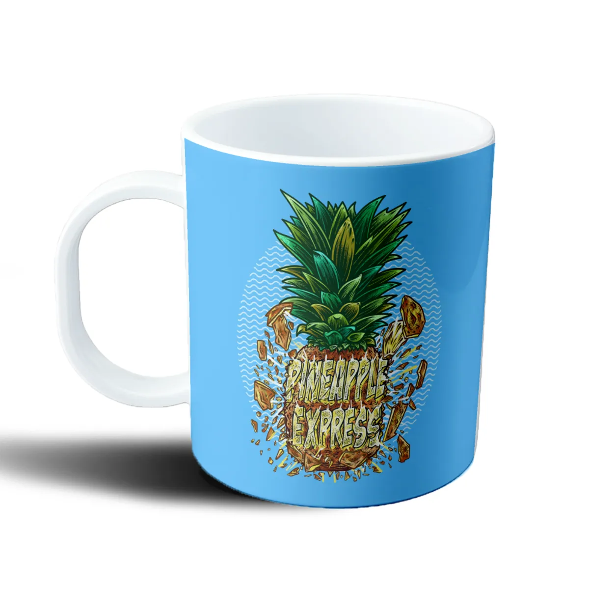 Taza de Plástico Pineapple Express Piña Explotando - vista 2