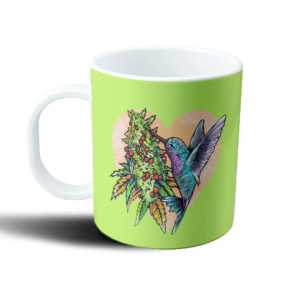 Taza de Plástico Colibrí y Cogollo - vista 2