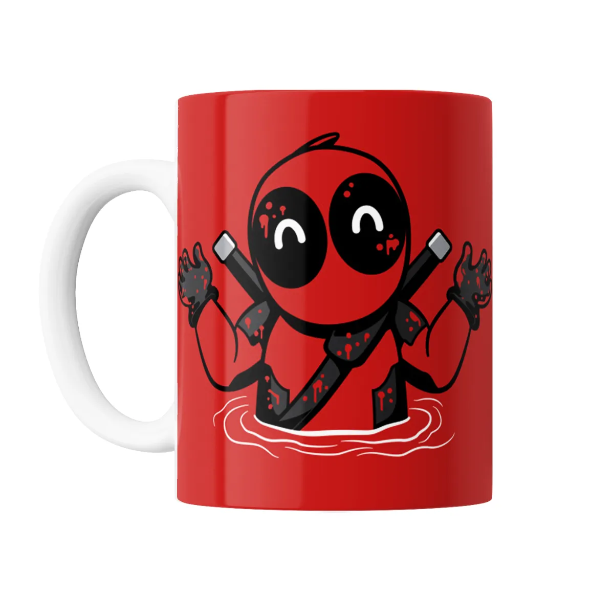 Taza de Cerámica Deadpool Chibi Sangriento - vista 2