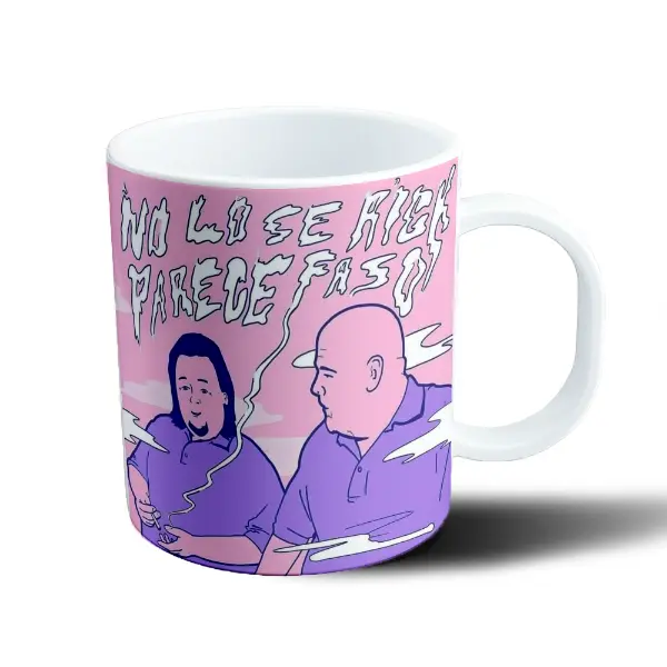 Taza de Plástico Meme No lo sé Rick parece faso