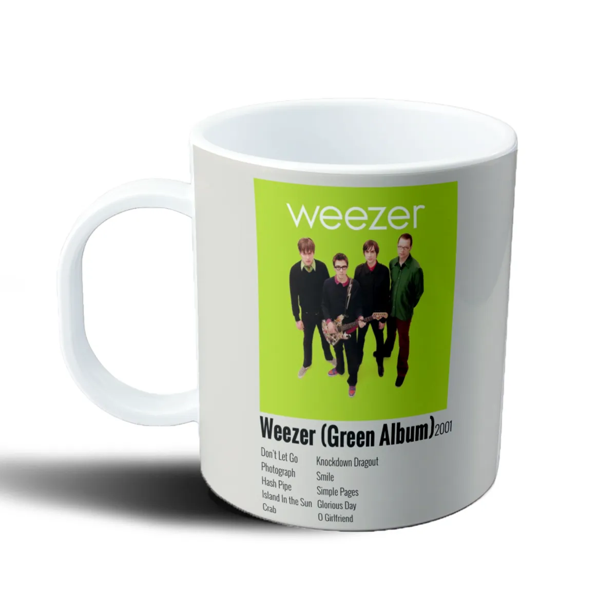 Taza de Plástico Weezer Green Album 2001 - vista 2