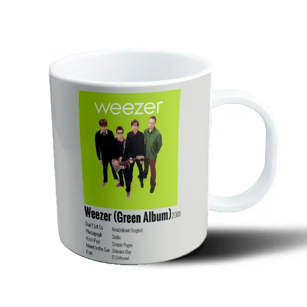 Taza de Plástico Weezer Green Album 2001