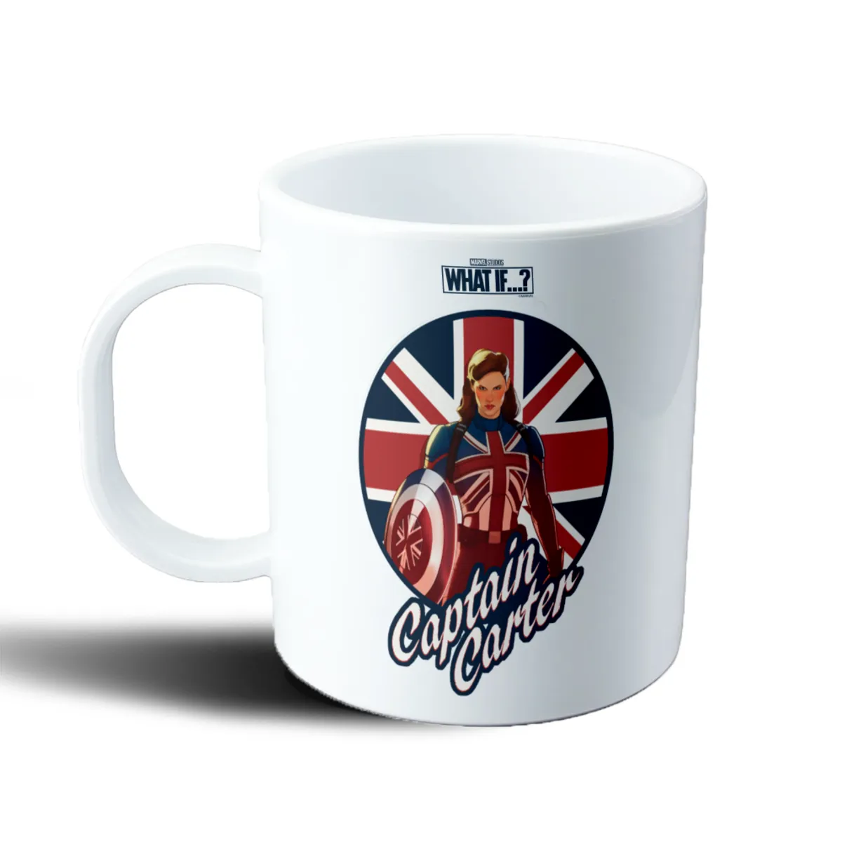 Taza de Plástico What If Captain Carter Union Jack - vista 2