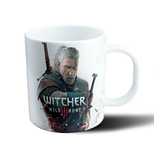 Taza de Plástico The Witcher Geralt de Rivia Wild Hunt