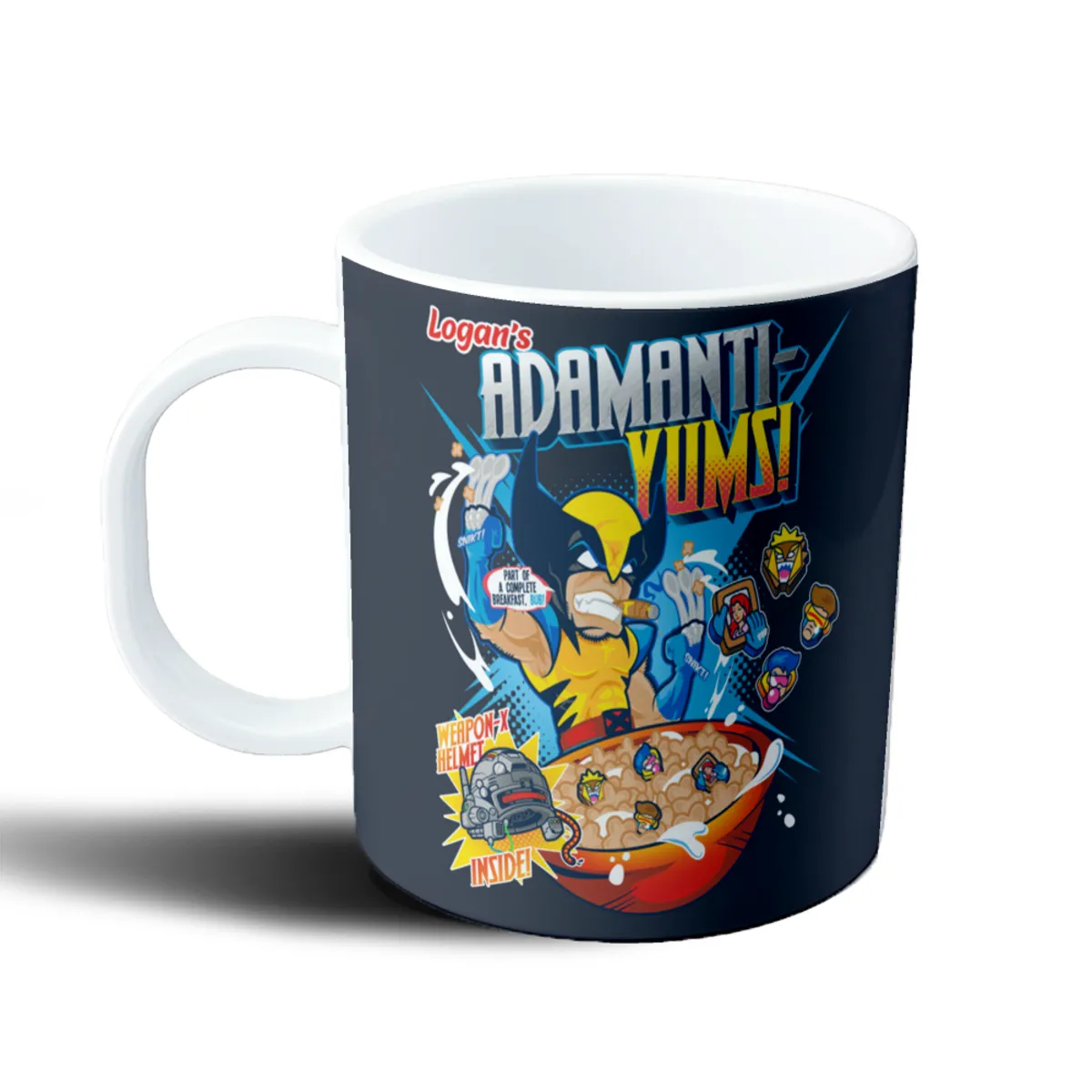 Taza de Plástico Wolverine Logan's Adamanti-Yums Cereal - vista 2