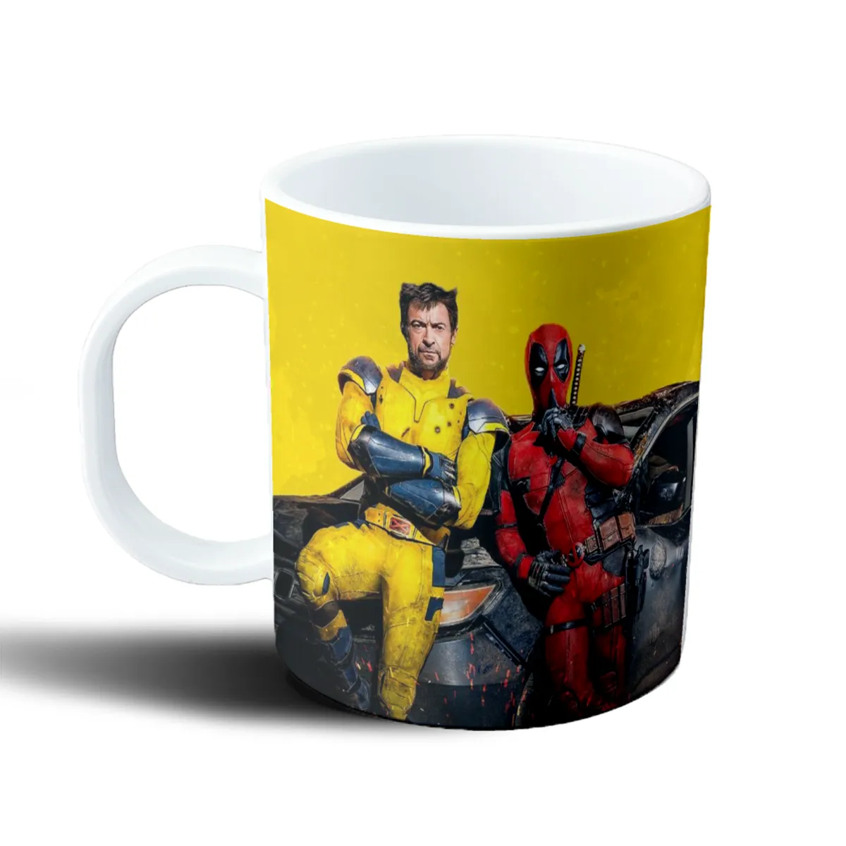 Taza de Plástico Wolverine y Deadpool Marvel - vista 2
