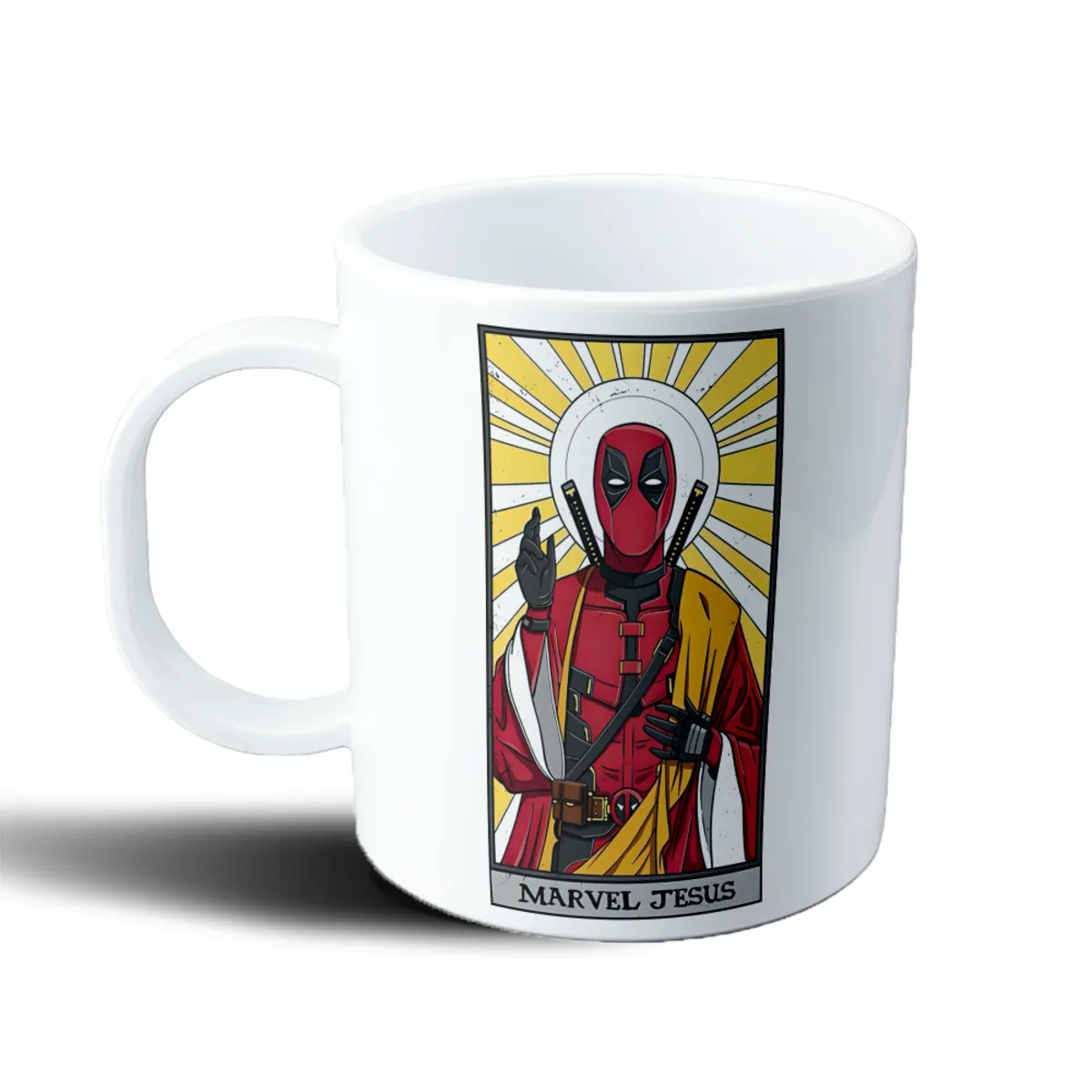 Taza de Plástico Deadpool Marvel Jesus Tarjeta del Tarot - vista 2