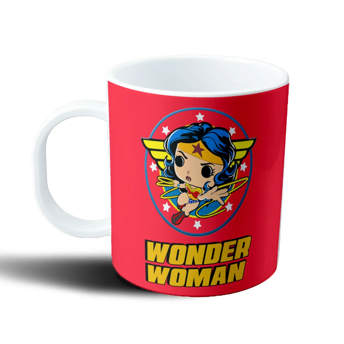 Taza de Plástico Wonder Woman Funko Pop Estilo Chibi - vista 2