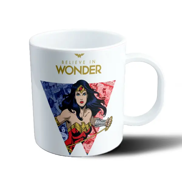 Taza de Plástico Wonder Woman Believe in Wonder