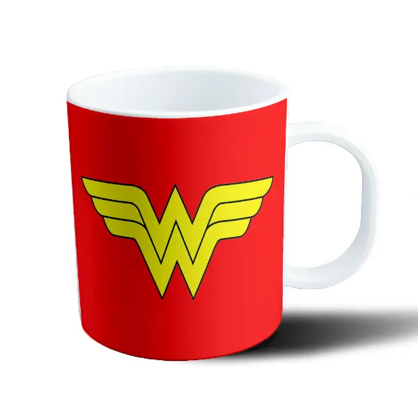 Taza de Plástico Wonder Woman Logo Clásico