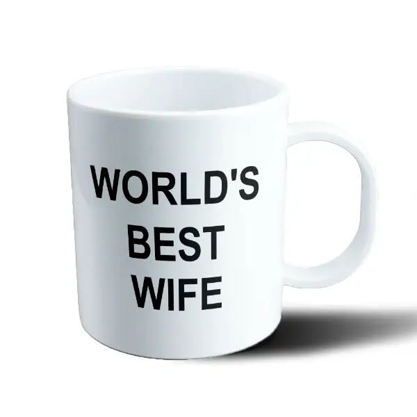 Taza de Plástico World's Best Wife