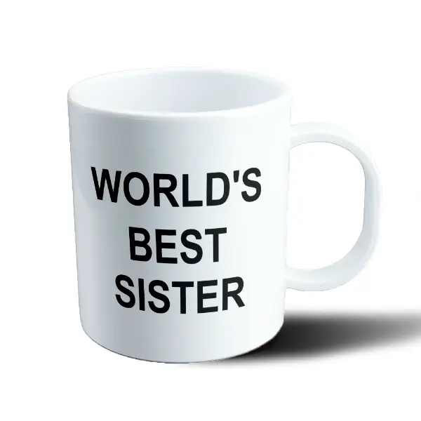 Taza de Plástico World's Best Sister