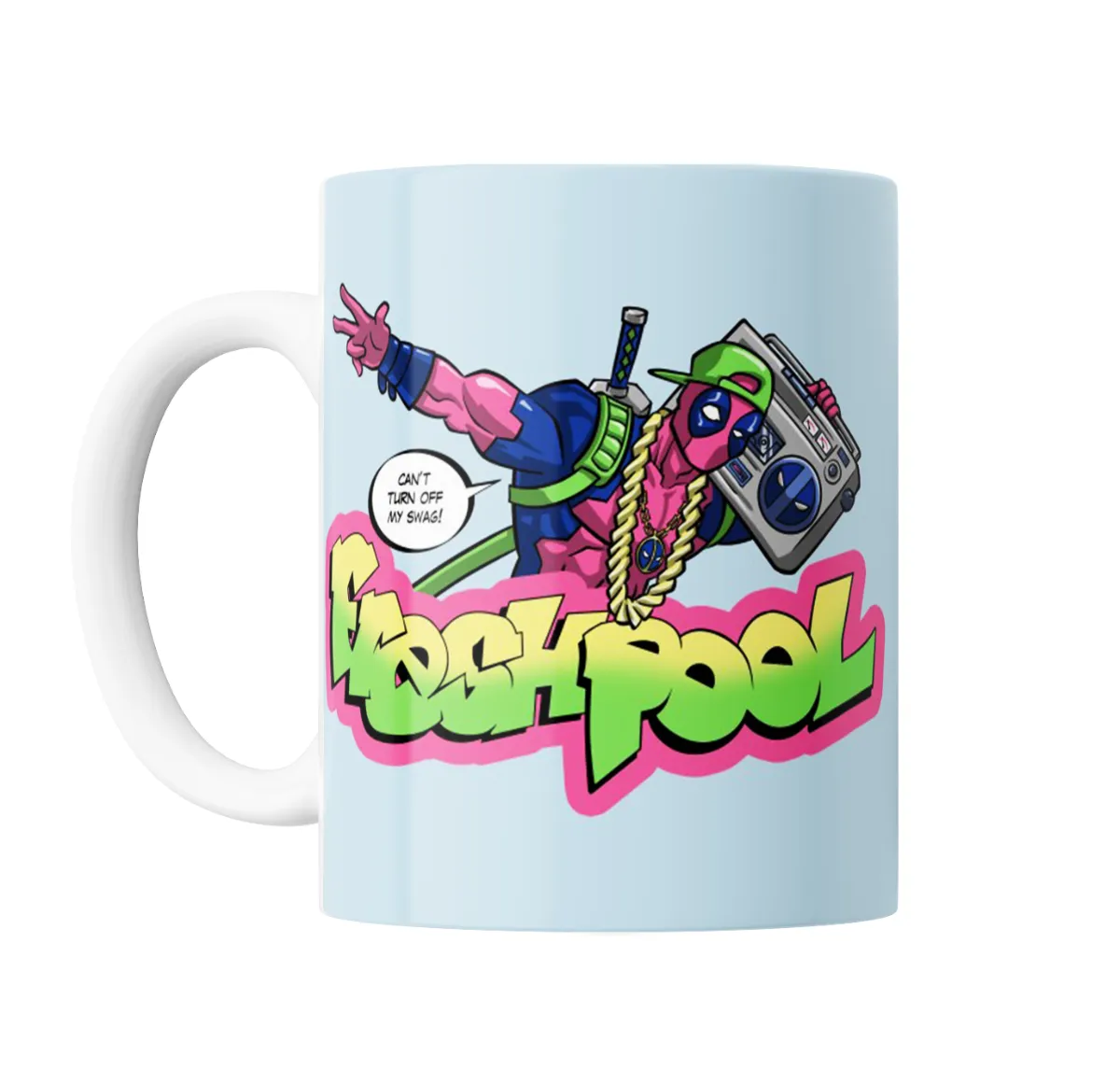Taza de Cerámica Deadpool Swag Graffiti con Boombox - vista 2