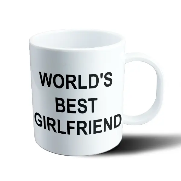 Taza de Plástico World's Best Girlfriend