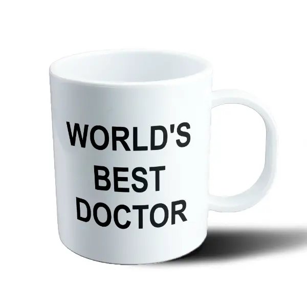 Taza de Plástico World's Best Doctor