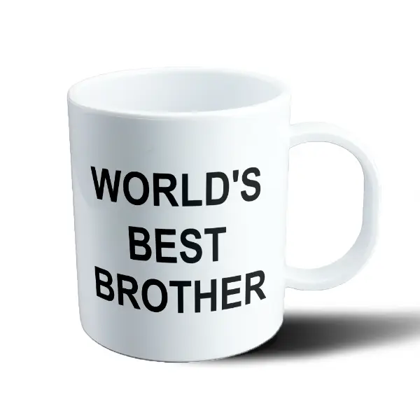 Taza de Plástico World's Best Brother
