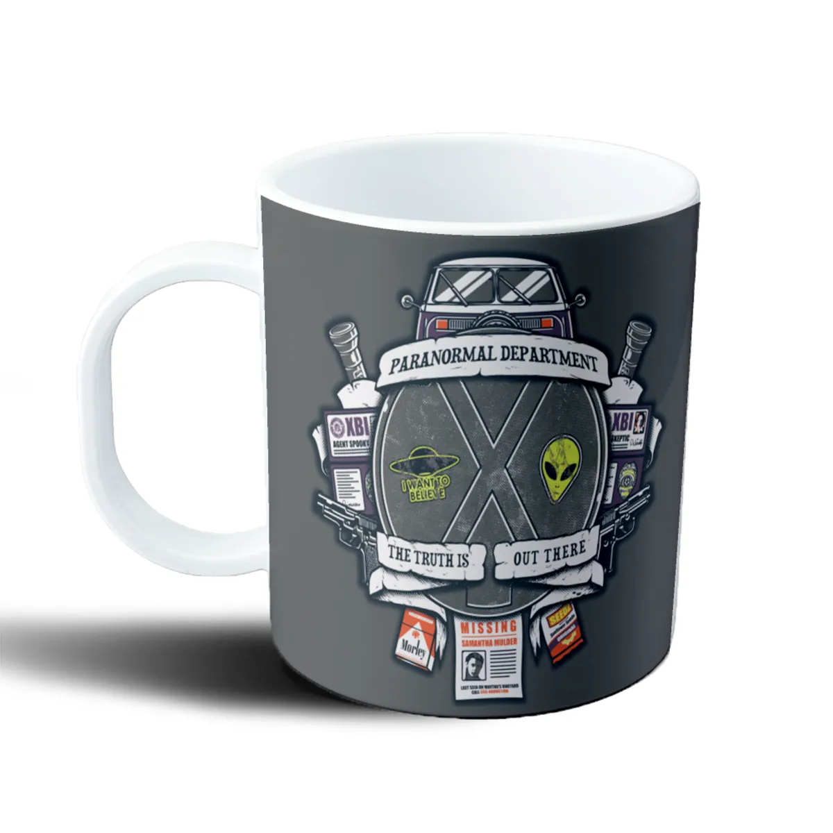 Taza de Plástico The X Files Paranormal Department - vista 2