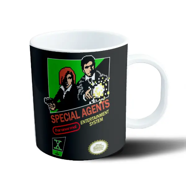 Taza de Plástico X Files Special Agents Paranormal Entertainment System