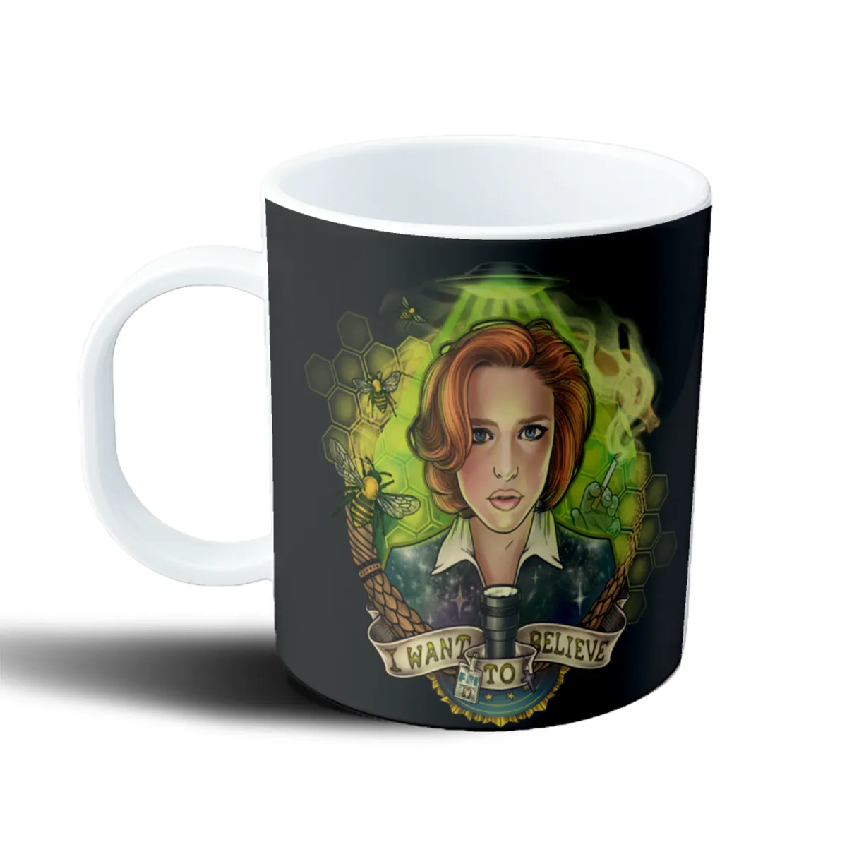 Taza de Plástico X Files Dana Scully I Want to Believe - vista 2