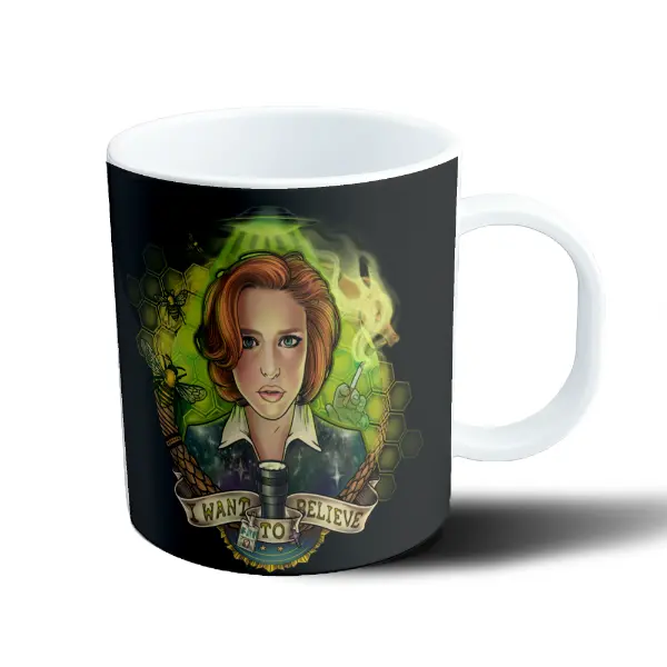 Taza de Plástico X Files Dana Scully I Want to Believe