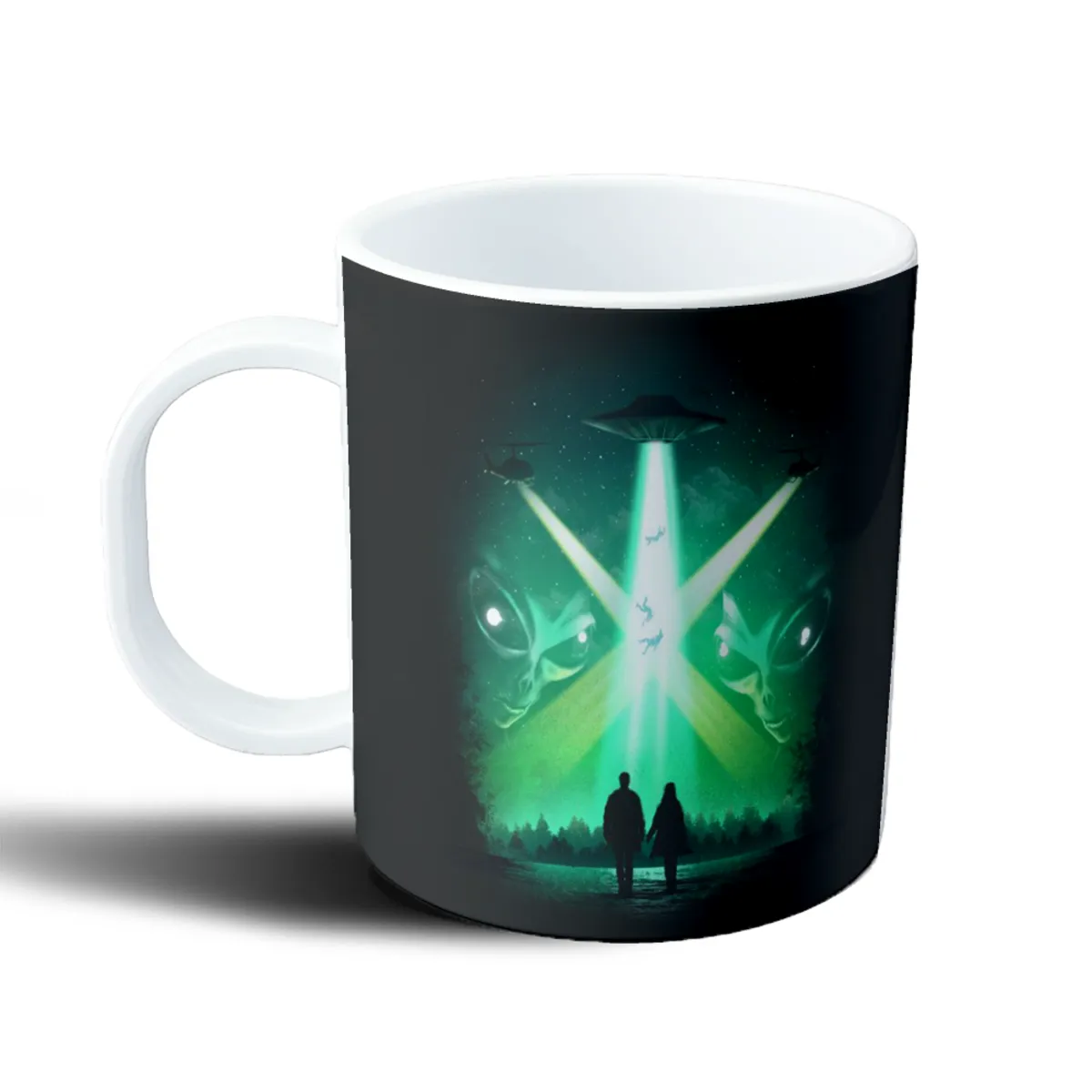 Taza de Plástico X Files Invasión Alienígena - vista 2