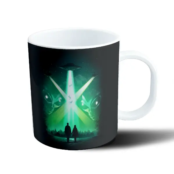 Taza de Plástico X Files Invasión Alienígena