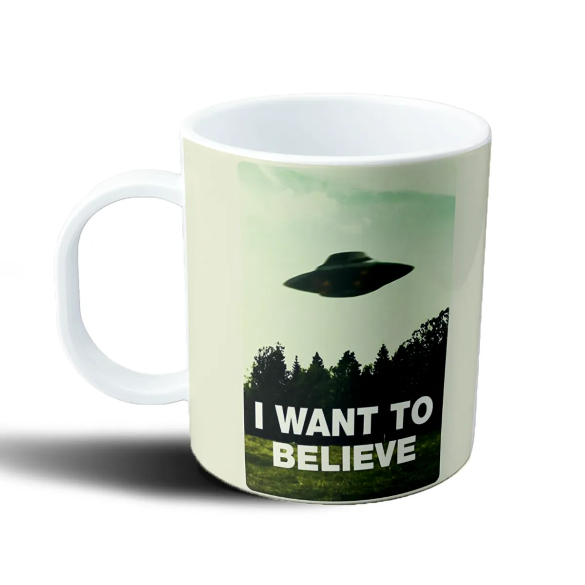 Taza de Plástico X Files I Want To Believe - vista 2